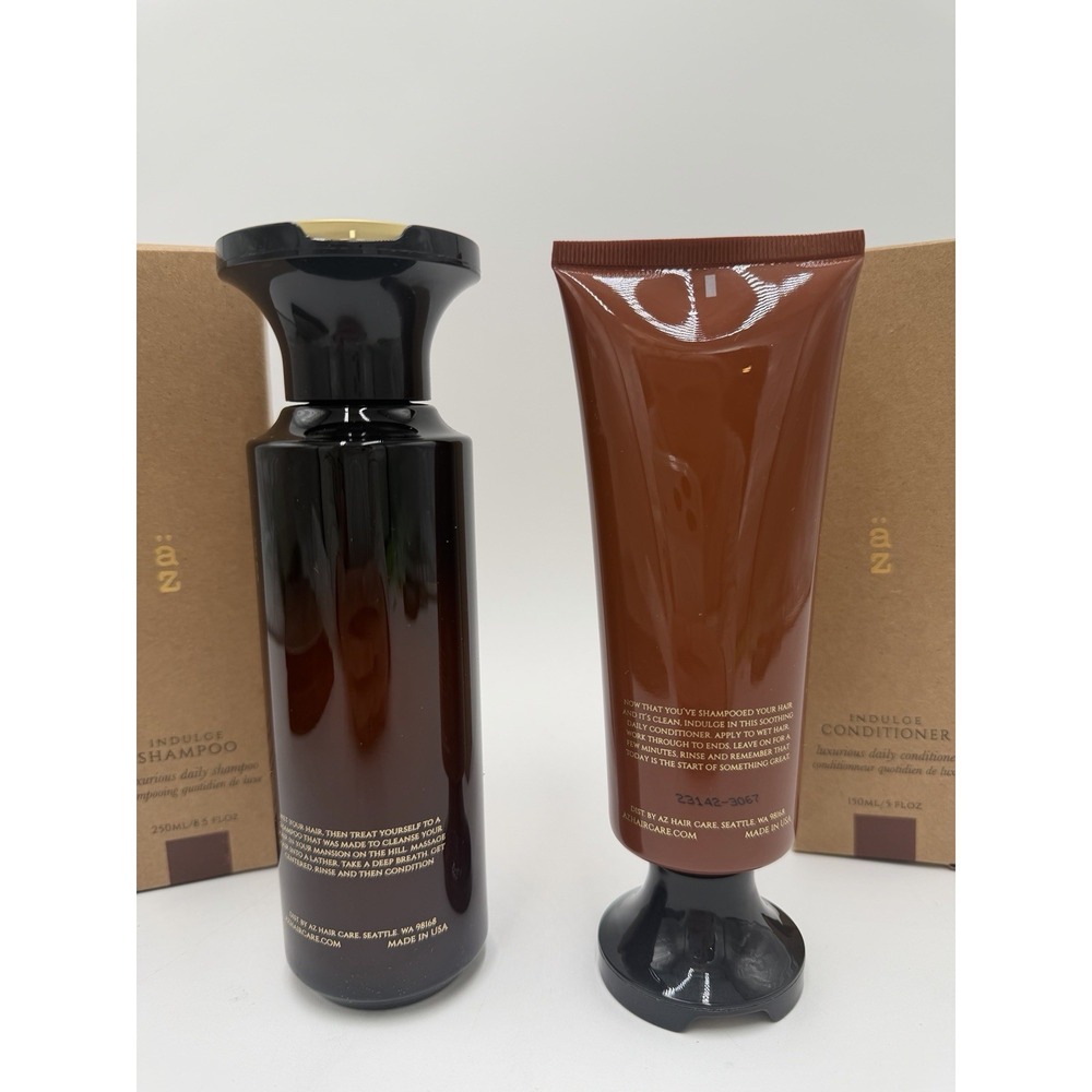 AZ Craft Luxury Haircare Indulge Shampoo 8.5 oz + Conditioner 5 oz NEW IN BOXES - Picture 3 of 8